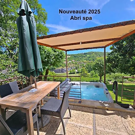 Ferienhaus La Pinay - Petite Maison Cosy Avec & Cheminee Lacave (Lot)